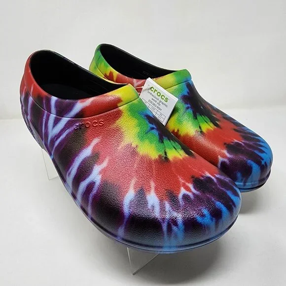 Crocs ontheclock graphic work slippers NWT Crocs On The Clock Work Slip-On - Crocs main image 3